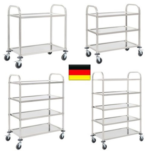 Servierwagen edelstahl mit - servierwagen,