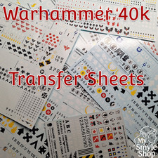 Transfer Sheets Warhammer 40k