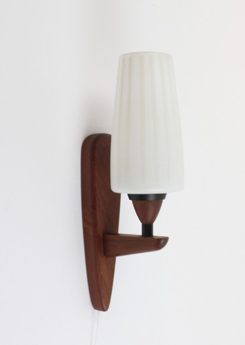 Wandlampe teak 60er jahre - wandlampe, 60er-jahre