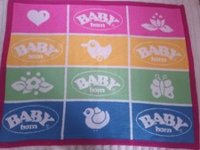 BABY BORN Kuscheldecke 60x75cm