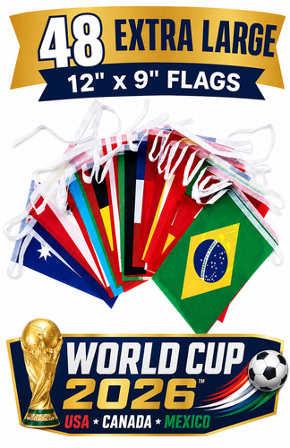 Neu fußball wimpelkette - fußball,
