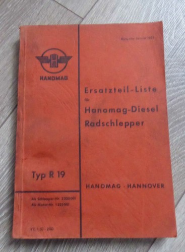 Hanomag schlepper r19 - hanomag,