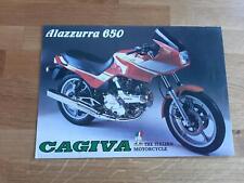 Cagiva Alazzurra 650 - PROSPEKTBLATT (90iger)