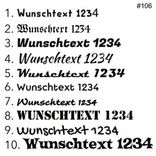 Text plotaufkleber - text,