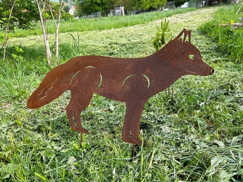 Gartenstecker fuchs aus - gartenstecker,