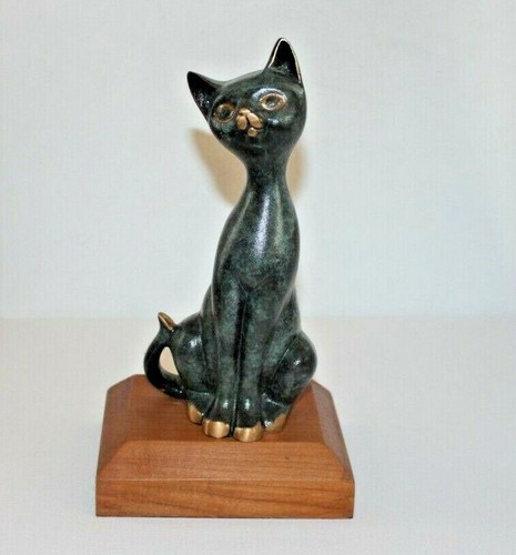 Katze figur bronze 3356g - figur,