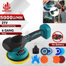 Akku Poliermaschine Auto Exzenter Polierer Maschine mit Zubehör Für Makita 18v