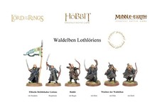 ZINN - Waldelben Armee - 6 Elben - GW - unbemalt, entfärbt - ohne OVP