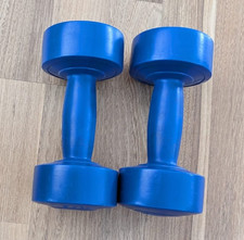 Kunstoff Kurzhanteln Gewichte Hantelset Fitness Aerobic Paar 1,5 Kg gebraucht