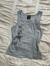 Babyblaues vintage Harley