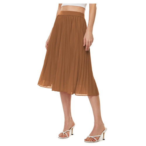 Damenrock plissee chiffon - plissee, a