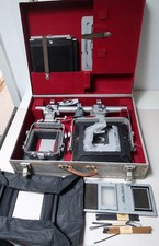 Plaubel Peco Universal III Großformat-Kamera im Koffer mit viel Zubehör