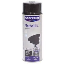 Lackspray 400ml Acryl schwarz metallic Sprühlack Autolack