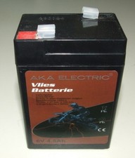 6V / 4,5 Ah Batterie Vlies
