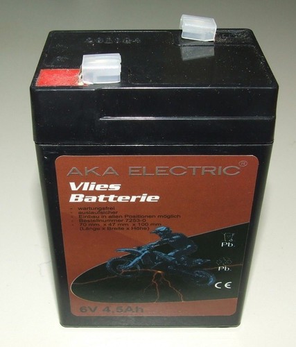 5 ah batterie vlies - 6v,