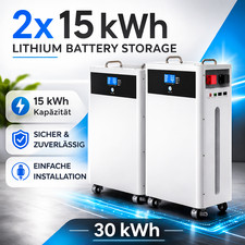 30Kwh 2x 15kwh PV