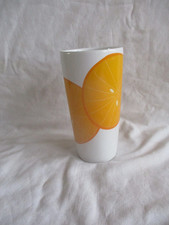 ASA Selection -  Porzellan Becher Tutti Frutti Motiv " Orangenscheiben "