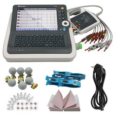12-Leitungs-6-Kanal-EKG-Gerät mit Interpretationsfunktion, S-T-Segment-Diagnose