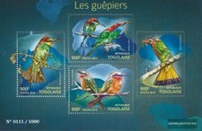 Togo 6867-6870 Kleinbogen (kompl. Ausgabe) postfrisch 2015 Bienenfresser