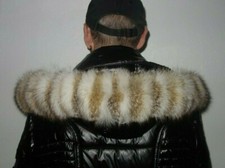 Polarfuchs Pelz Kapuze Kragen Echt Fellkragen Griesfuchs Pelzkragen Jacke Fox 75