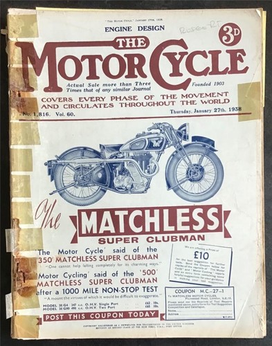 The motor cycle magazine - the,