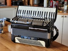 Akkordeon Excelsior Modell 414 Musette 120 Bass