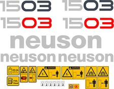 Neuson 1503 Gräber Aufkleber Aufkleber Set