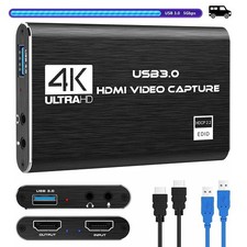 Game Capture Card, 4K-Audio-Videoaufnahmekarte, HDMI USB 3.0-Videoaufnahmegerät