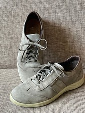 Mephisto Herren Schnürschuhe, Gr. 44 , Veloursleder glatt, grau