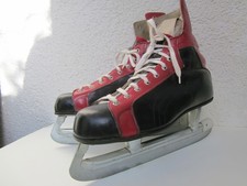 EISHOCKEY-SCHLITTSCHUH / GR. 42-43 / LEDER!