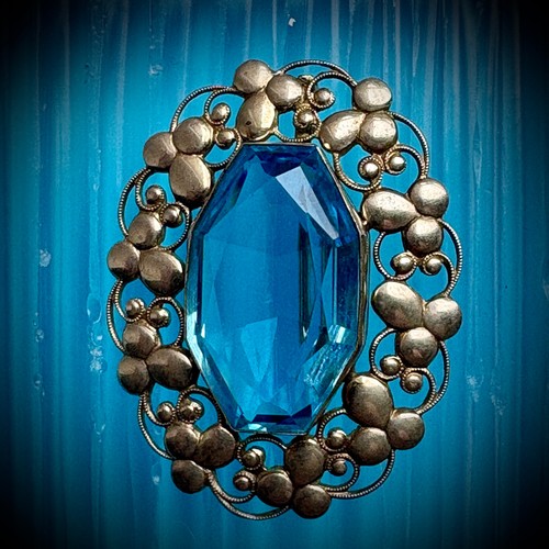 Antike jugendstil brosche - jugendstil,