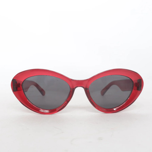 Sonnenbrille oval rot - oval,,