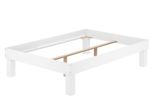 Holzbett hohes einzelbett - holzbett,
