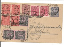 Landsberg (Warthe)  Dienstpostkarte