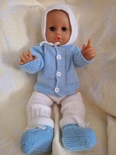 DDR Babypuppe (ca. 52 cm) hübsch eingestrickt