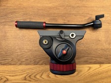 Manfrotto Leichter Fluid-Video-Neiger Mit Flacher Basis - Schwarz