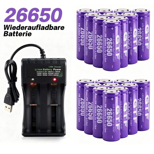 26650 akku wiederaufladbare - 26650,