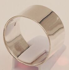 Sterling Silber 925 Ring Freundschaft Verlobung 14 mm breit Trauung Biker Rocker