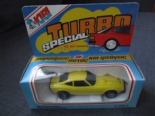 Opel GT Modell Kibi Turbo Special gelb Maßstab 1:32 frictions powered orig. Box