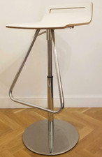 2 x Sedus Meet Chair 901 Barhocker Weiss Chrom Stehstuhl Theke Stuhl Gebrauct