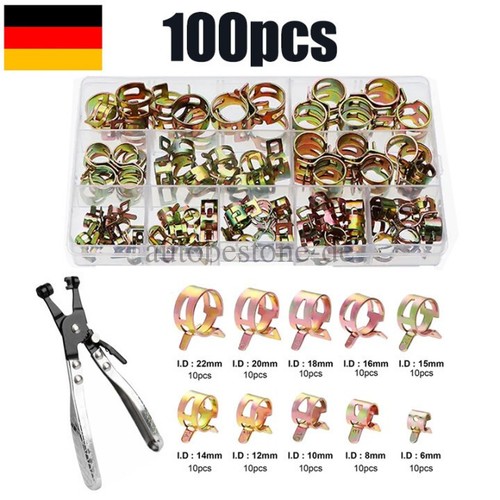 100tlg benzin schlauchschellen - 100tlg,