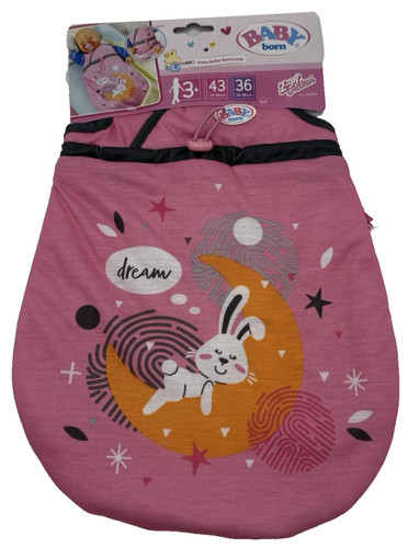 Baby born schlafsack rosa grau - schlafsack,
