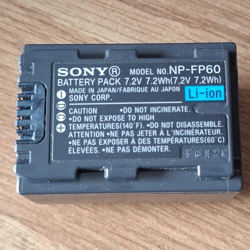 Sony fp60 akku - np-fp60,