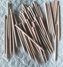 500 Spieß-Holz-Stäbchen Buche, Rundstab Buchenholzspieße, Basteln, Restbestand