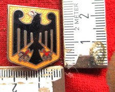 Zoll BGS BuPol Adler emailliert an Nadel alter Orden Abzeichen Bundesadler Reich
