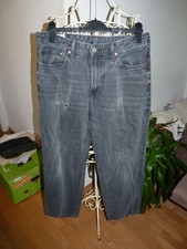 H&M Loose fit Jeans grau Gr. 33/32