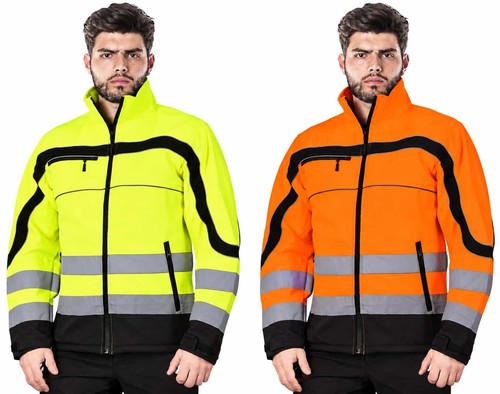 Warnschutz softshelljacke mit - warnschutz,