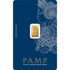 1g Goldbarren Fortuna von Pamp