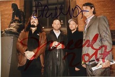 Daniel Richter + Jonathan Meese 2x signiert Foto Signed Autogramm Unterschrift