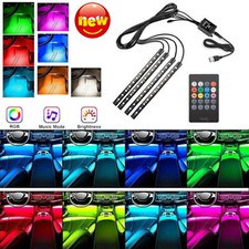 RGB LED Innenraumbeleuchtung Auto KFZ Ambiente Fußraumbeleuchtung mit Control DE